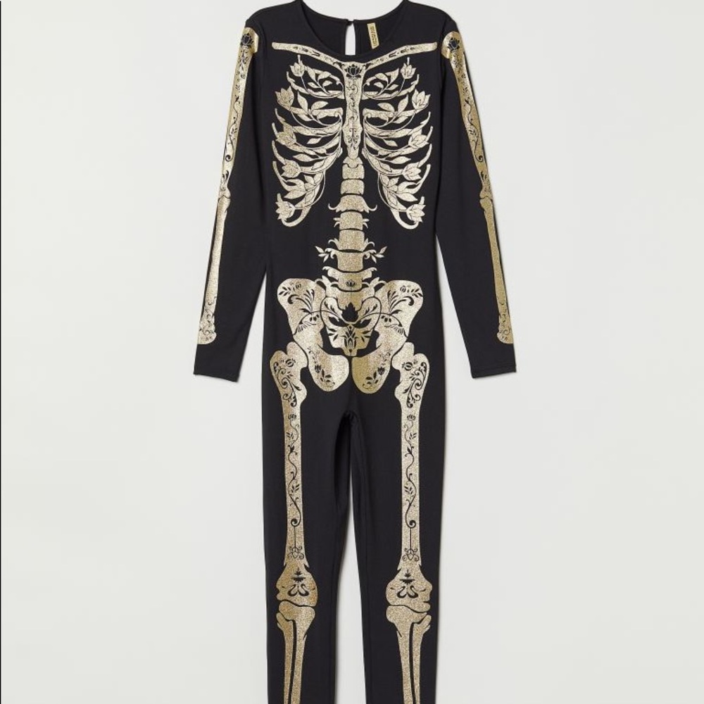 H&M Skeleton Costume XL